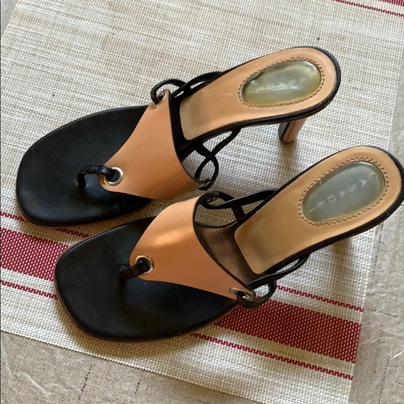 Casadei Black and Tan Heels - Picture 2 of 8